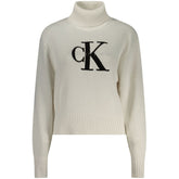 Calvin Klein White Cotton Sweater